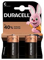 Duracell C batteries, 2 pc