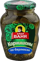 Dyadya Vanya Berlin style pickled gherkins, 350 g