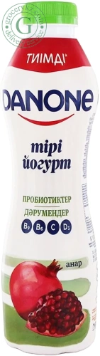 Danone drinking yogurt, pomegranate, 670 g Danone drinking yogurt, pomegranate, 670 g