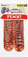 Remit cured sausage with prunes, sliced, 70 g