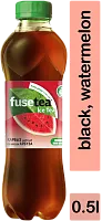 Fuse-Tea black ice tea, watermelon, 0.5 l
