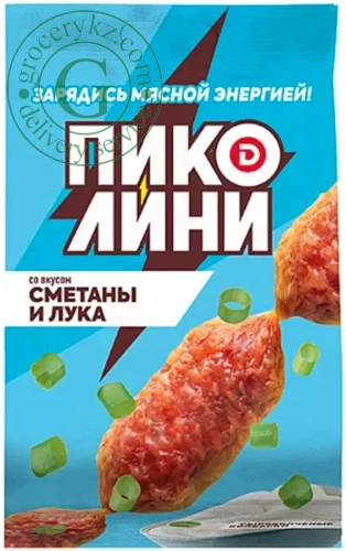 Dymov Piccolini cured mini sausages, sour cream and onion, 50 g