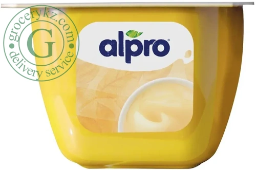 Alpro soya dessert, vanilla, 125 g