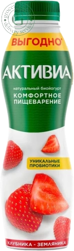 Activia yogurt, drinking, strawberries, 670 g Activia yogurt, drinking, strawberries, 670 g