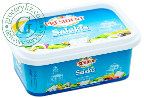 President Salakis brined cheese, 250 g President Salakis brined cheese, 250 g