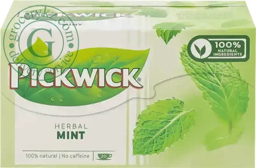 Pickwick herbal tea, mint, 20 bags Pickwick herbal tea, mint, 20 bags