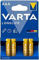 Varta Longlife AAA batteries, 4 pc
