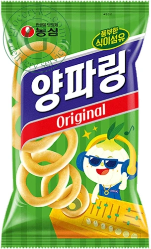 Nongshim onion flavoured rings, 90 g