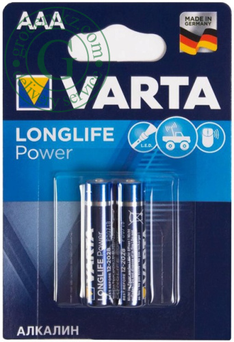 Varta Longlife Power AAA batteries, 2 pc picture 2 Varta Longlife Power AAA batteries, 2 pc picture 2