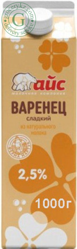 Ice sweet varenets, 2.5%, 1000 g Ice sweet varenets, 2.5%, 1000 g