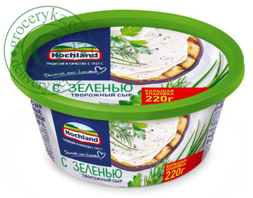 Hochland cream cheese with herbs, 220 g Hochland cream cheese with herbs, 220 g
