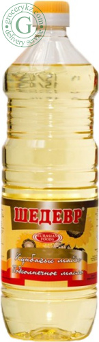 Shedevr sunflower oil, 1 l Shedevr sunflower oil, 1 l