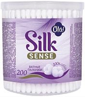 Ola cotton buds, 200 pc (plastic package)