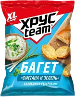 Hrusteam croutons, baguette, sour cream and herbs, 100 g