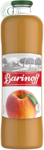 Barinoff peach juice, 1 l Barinoff peach juice, 1 l