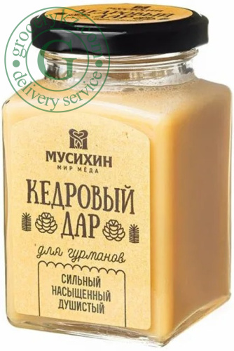 Musikhin honey, cedar gift, 300 g Musikhin honey, cedar gift, 300 g