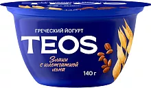 TEOS greek yogurt, cereals and flax seeds, 2%, 140 g