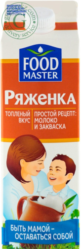 Foodmaster ryazhenka, 2.5%, 1000 g Foodmaster ryazhenka, 2.5%, 1000 g