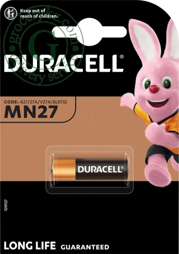 Duracell MN27 battery, 1 pc Duracell MN27 battery, 1 pc