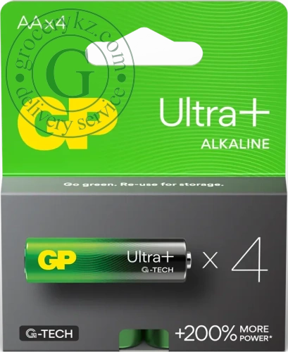 GP Ultra+ AA batteries, 4 pc GP Ultra+ AA batteries, 4 pc