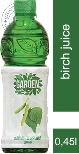 Garden juice drink, birch juice, 0.45 l Garden juice drink, birch juice, 0.45 l