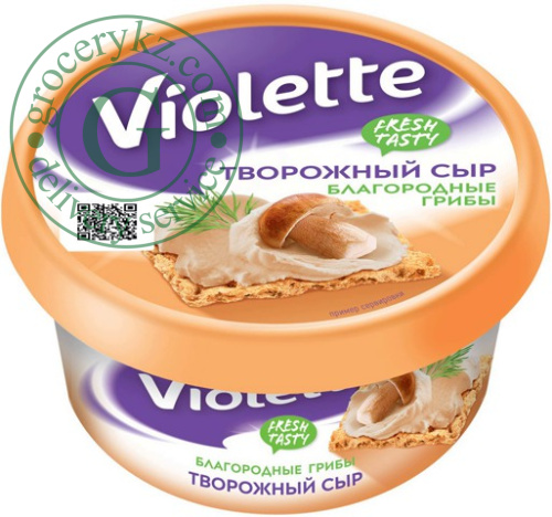Violette cream cheese, mushrooms, 140 g Violette cream cheese, mushrooms, 140 g