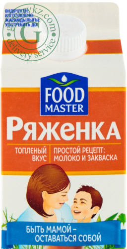 Foodmaster ryazhenka, 2.5%, 500 g Foodmaster ryazhenka, 2.5%, 500 g