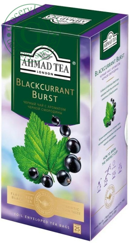 Ahmad Blackcurrant Burst black tea, 25 bags Ahmad Blackcurrant Burst black tea, 25 bags