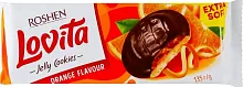Roshen Lovita cookies, orange flavour, 135 g