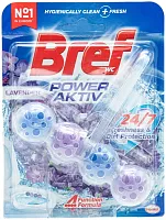 Bref Power Active refresh box for toilet bowl, lavender, 50 g