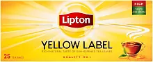 Lipton yellow label black tea, 25 bags