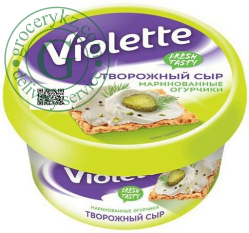 Violette cream cheese, pickled cucumber, 140 g Violette cream cheese, pickled cucumber, 140 g