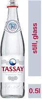 Tassay still water, 0.5 l (glass bottle)