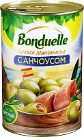 Bonduelle canned green olives stuffed with anchovies, 314 ml