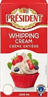 President whipping cream, 35%, 1 l