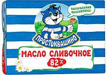 Prostokvashino butter, 82%, 180 g