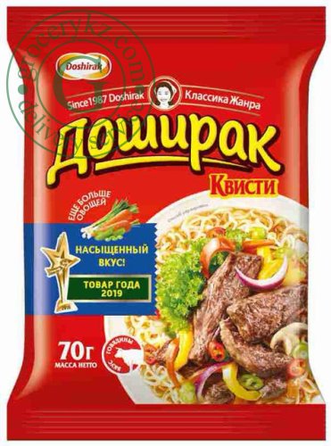 Doshirak beef noodles, 70 g