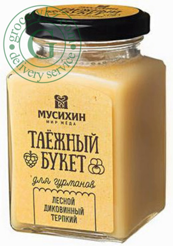 Musikhin honey, taiga bouquet, 300 g Musikhin honey, taiga bouquet, 300 g