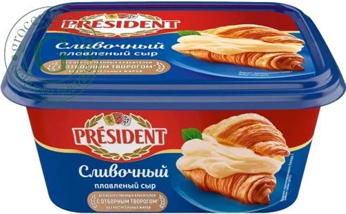 President spreadable cheese, creamy, 400 g