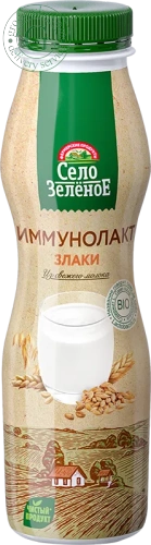 Selo Zelenoe drinking yogurt, cereals, 290 g