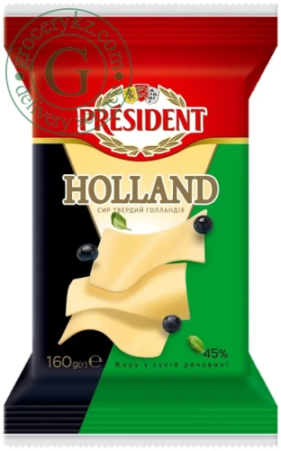 President Holland hard cheese, 160 g President Holland hard cheese, 160 g